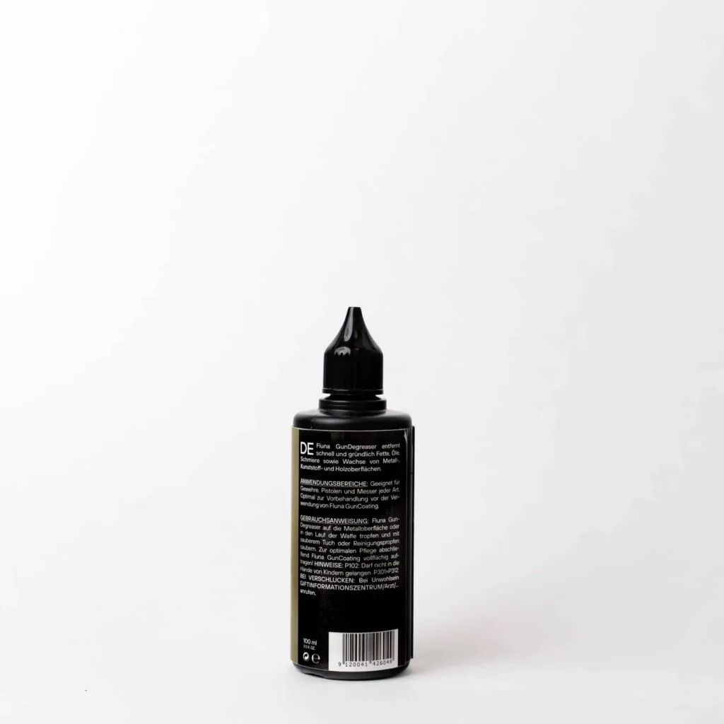 Flunatec Fluna Gun Degreaser (Waffenentfetter) – Rückseite (3)