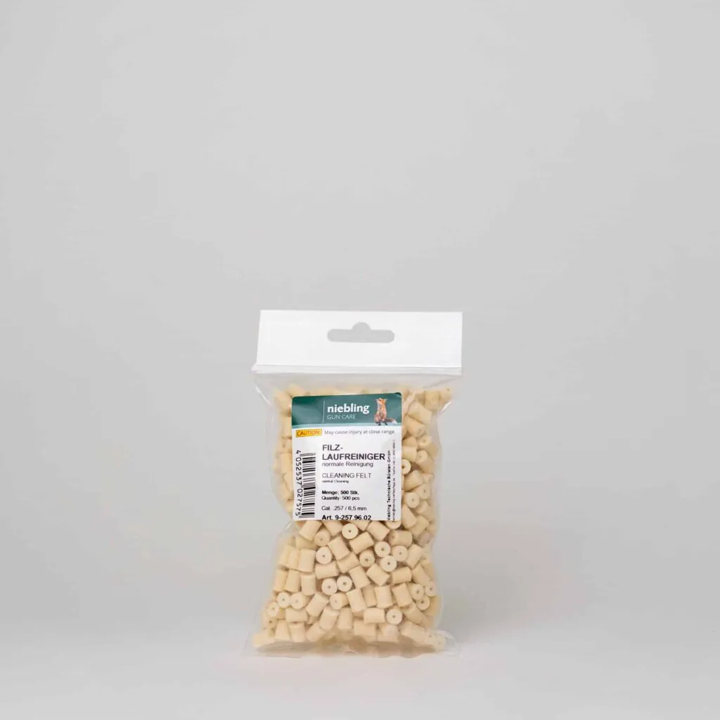 Reinigungsfilze - Normale Reinigung – 500 Stück, .257 / 6, Verpackung