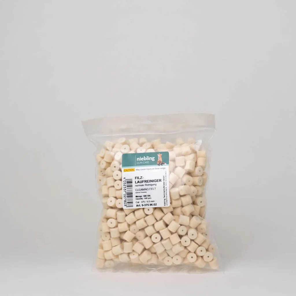Reinigungsfilze - Normale Reinigung – 500 Stück, .375 / 9, Verpackung