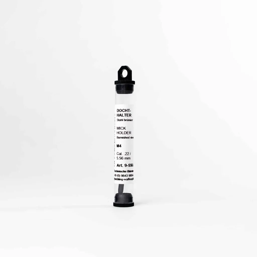 Niebling Docht- und Patch-Halter – Kal. .22/5.56 mm, Verpackung
