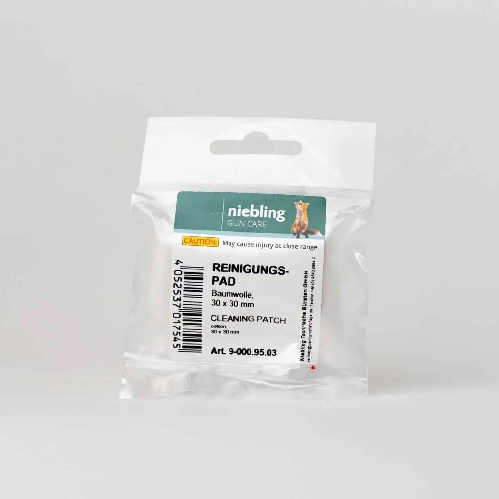 Niebling Reinigungspatches – Verpackung