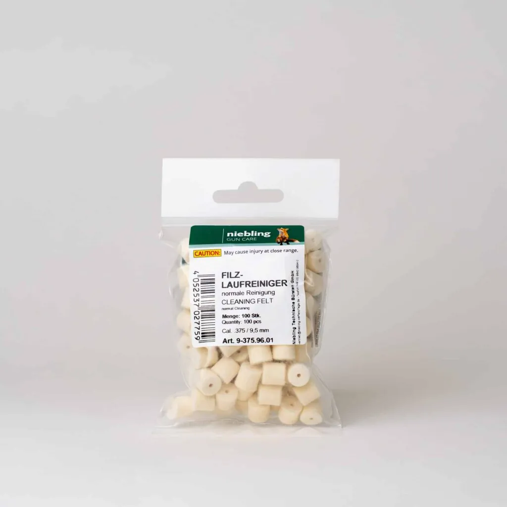 Reinigungsfilze - Normale Reinigung – 100 Stück, .375 / 9, Verpackung