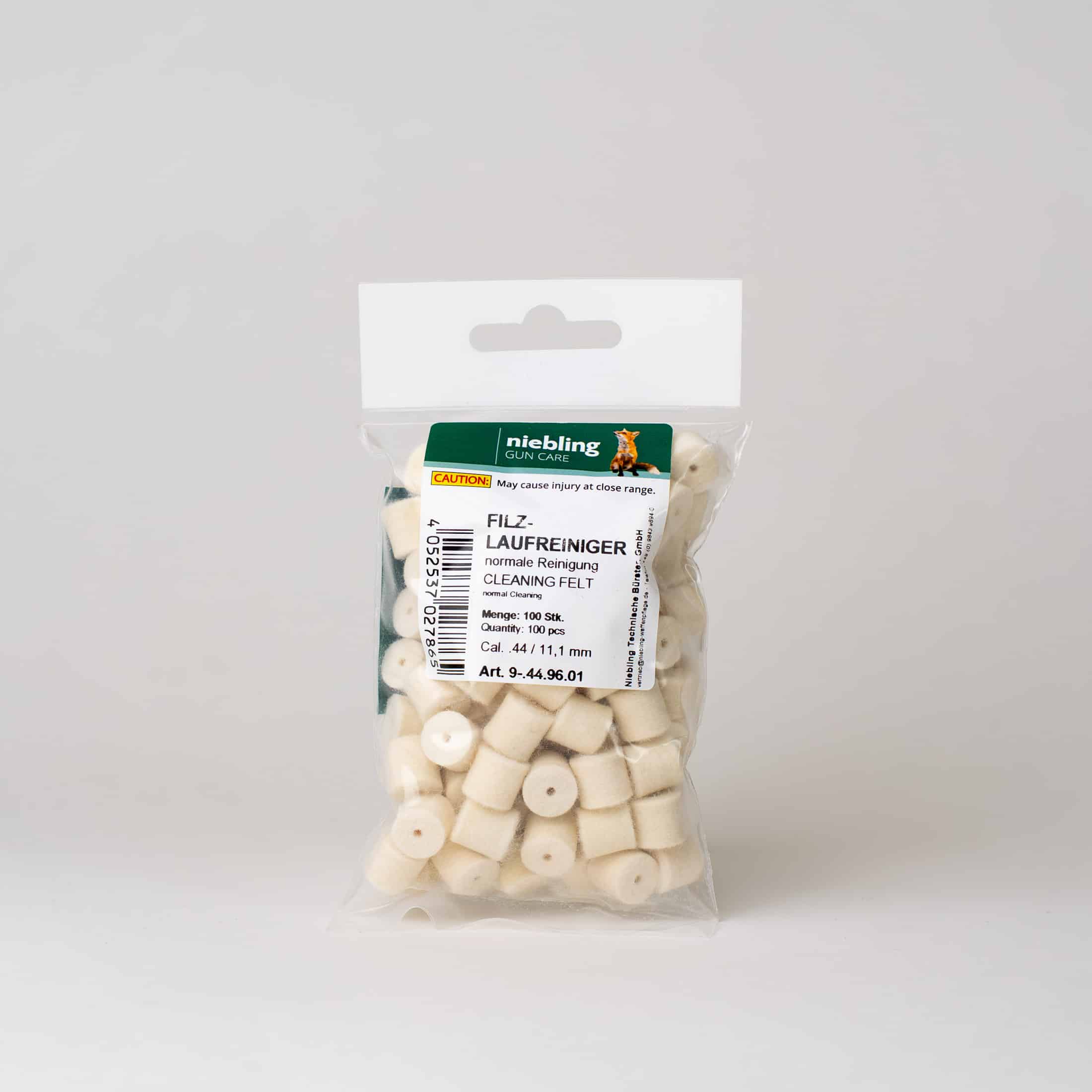 Filzlaufreiniger-100-stk-Kal-.44---11,1-mm-Verpackung