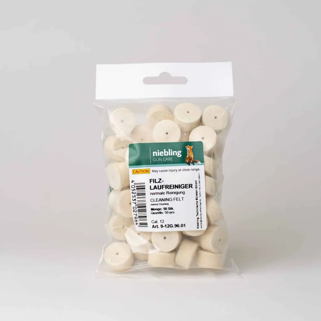 Reinigungsfilze - Normale Reinigung – 50 Stück, 12 GA, Verpackung