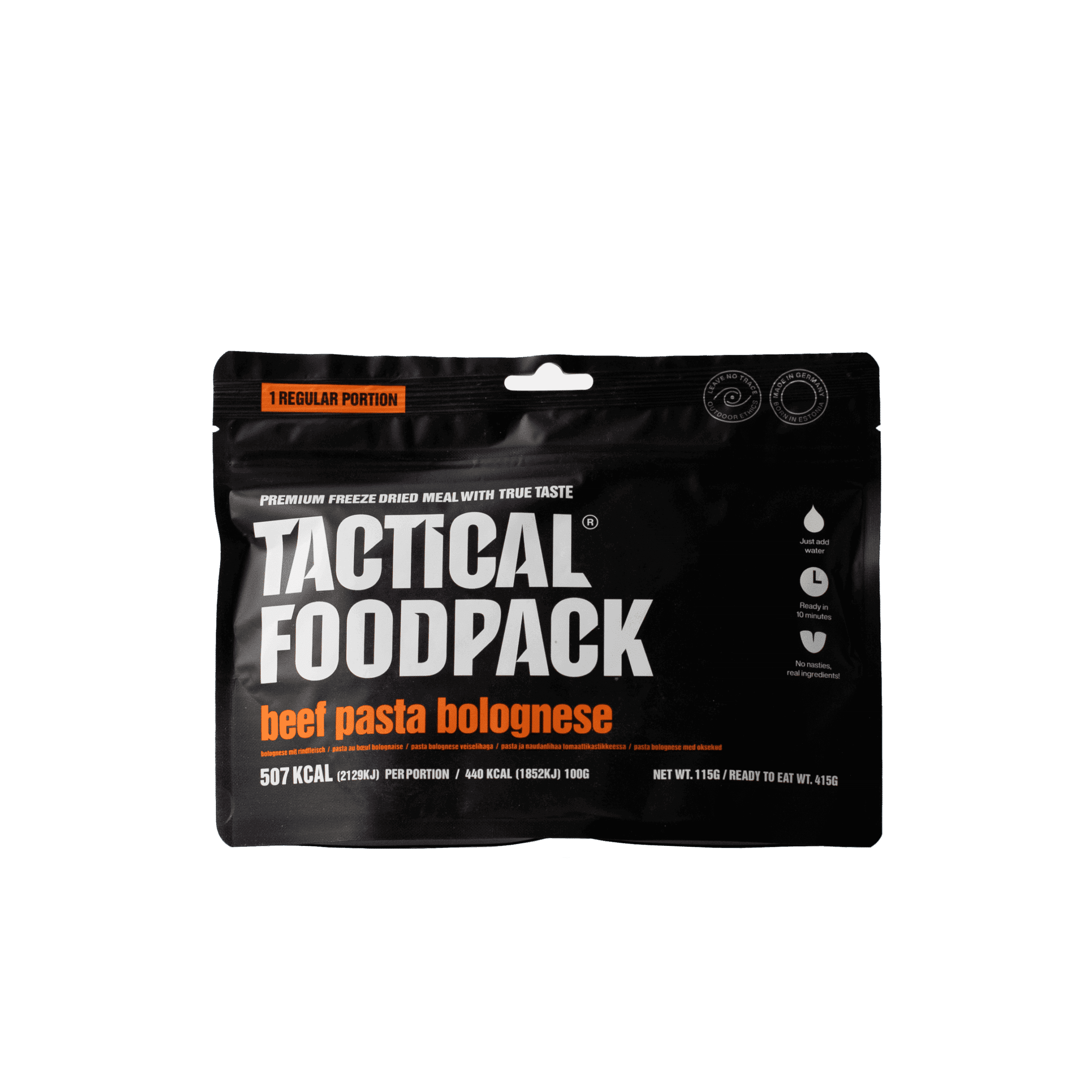 Beef Pasta Bolognese von Tactical Foodpack