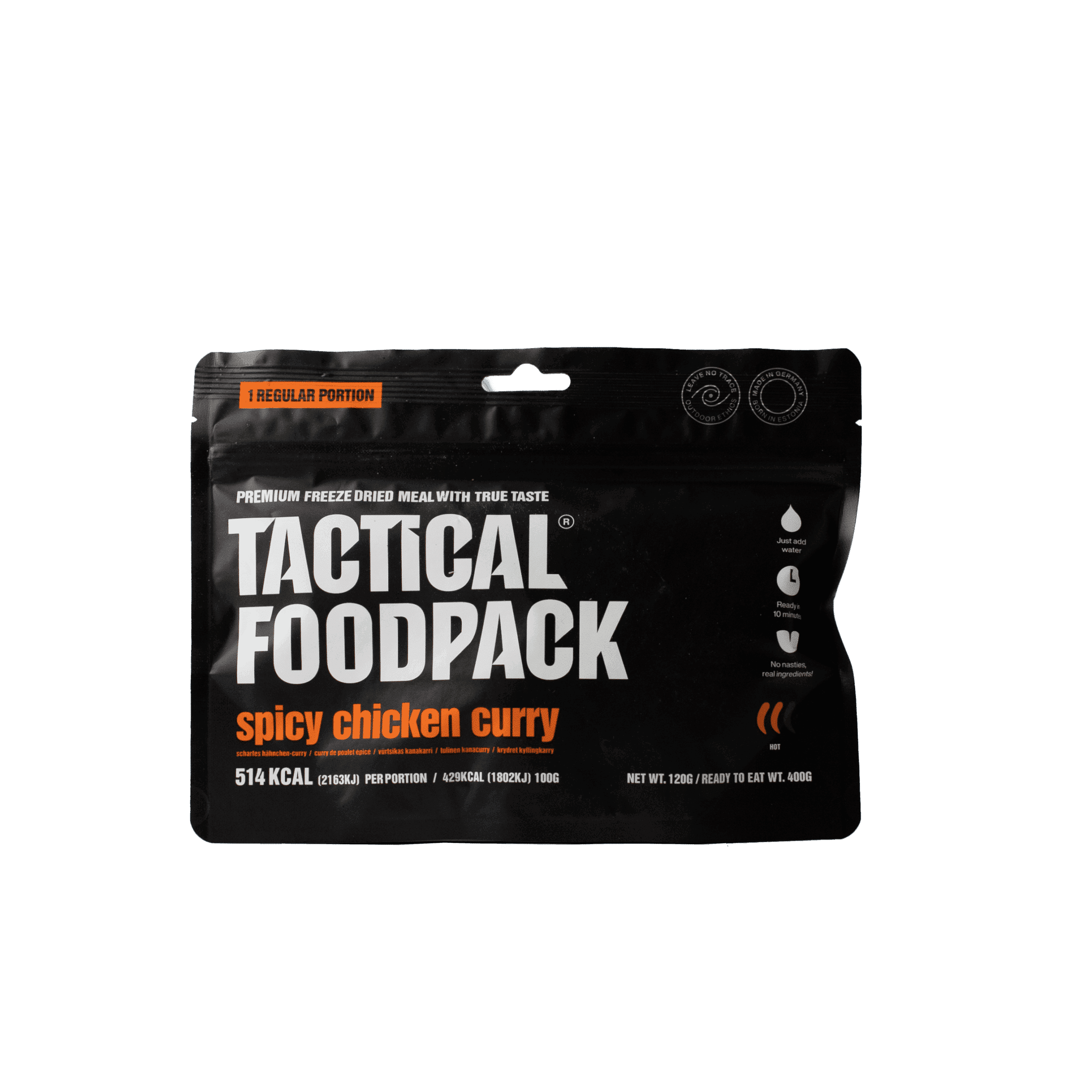 Scharfes Hühnchencurry von Tactial Foodpack