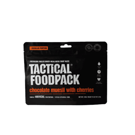 Chocolate muesli with cherries from Tactical Foodpack,