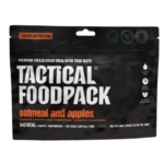 Oatmeal with apples, perfect trekking food from Tactical Foodpack