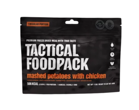 Kartoffelpüree mit Hähnchen perfekt zum zelten, von Tactical foodpack