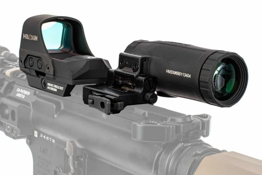 Holosun HS510C Solar Red Circle Dot Sight Combo with HM3X (4)