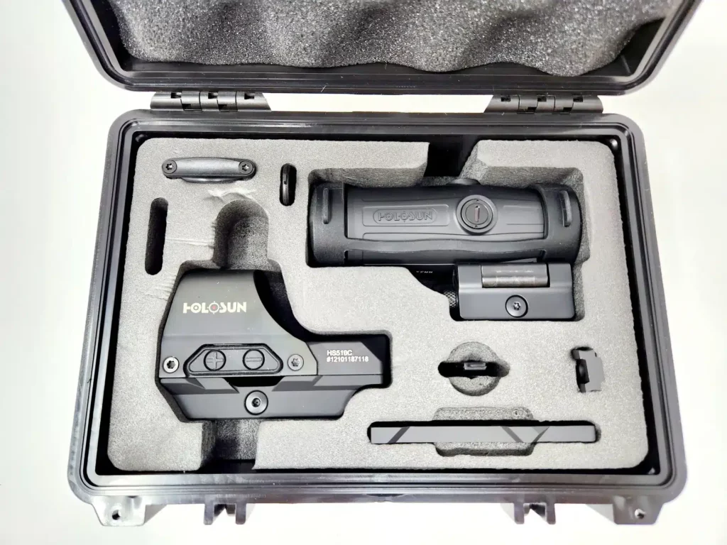 Holosun HS510C Solar Red Circle Dot Sight Combo with HM3X (8)