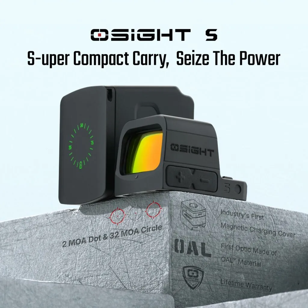 OSIGHT "S" Red Dot 2MOA / Circle 32MOA RMsc (6)