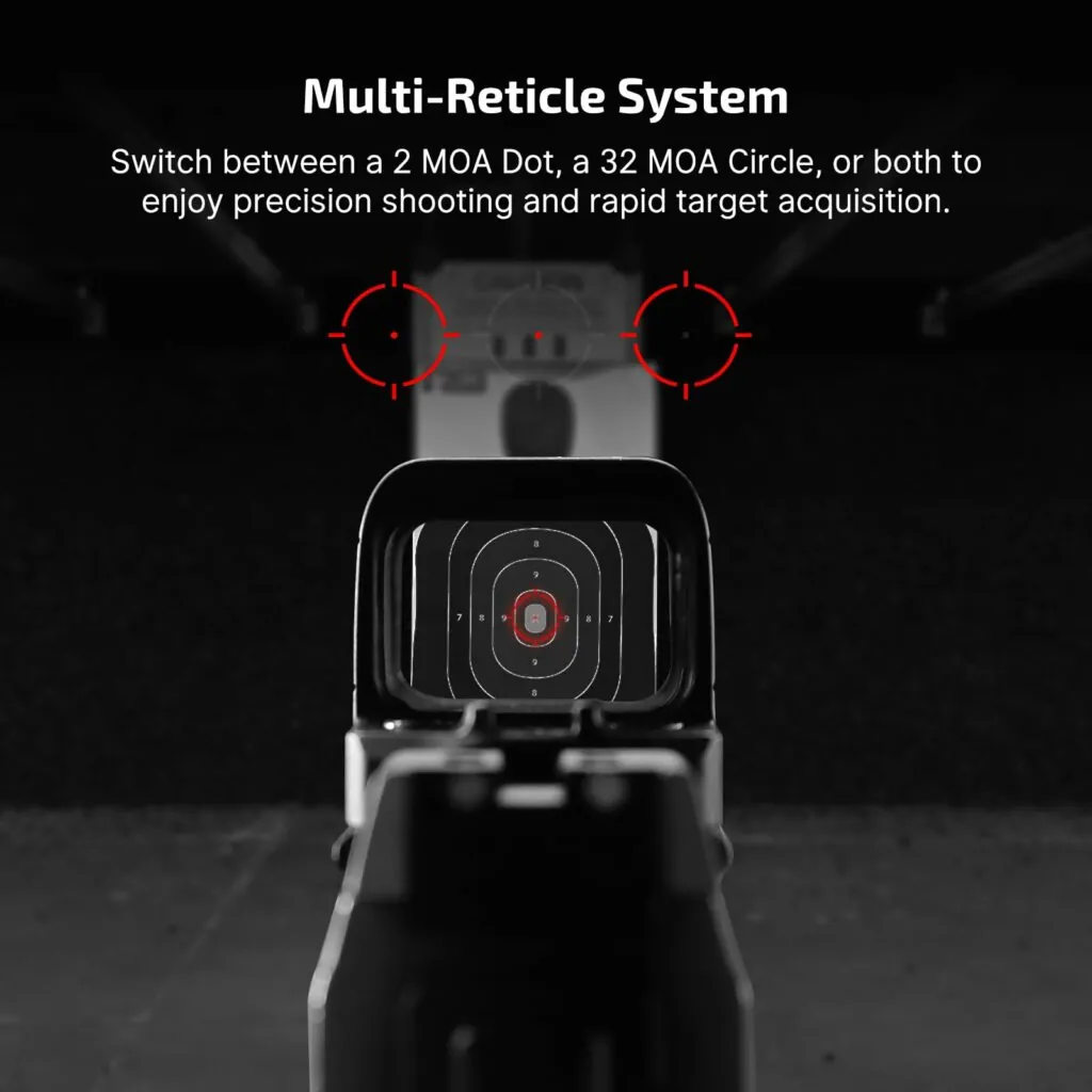 OSIGHT "S" Red Dot 2MOA / Circle 32MOA RMsc (7)