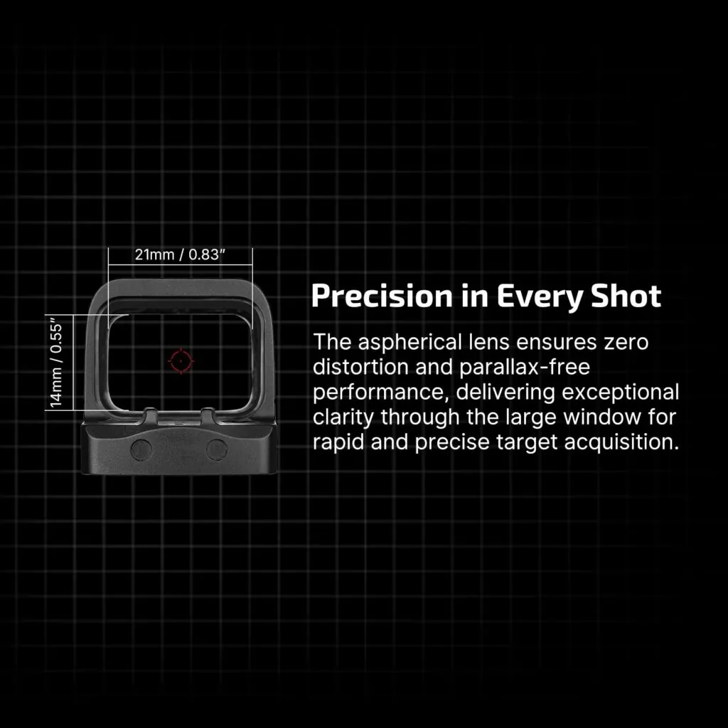 OSIGHT "S" Red Dot 2MOA / Circle 32MOA RMsc (9)