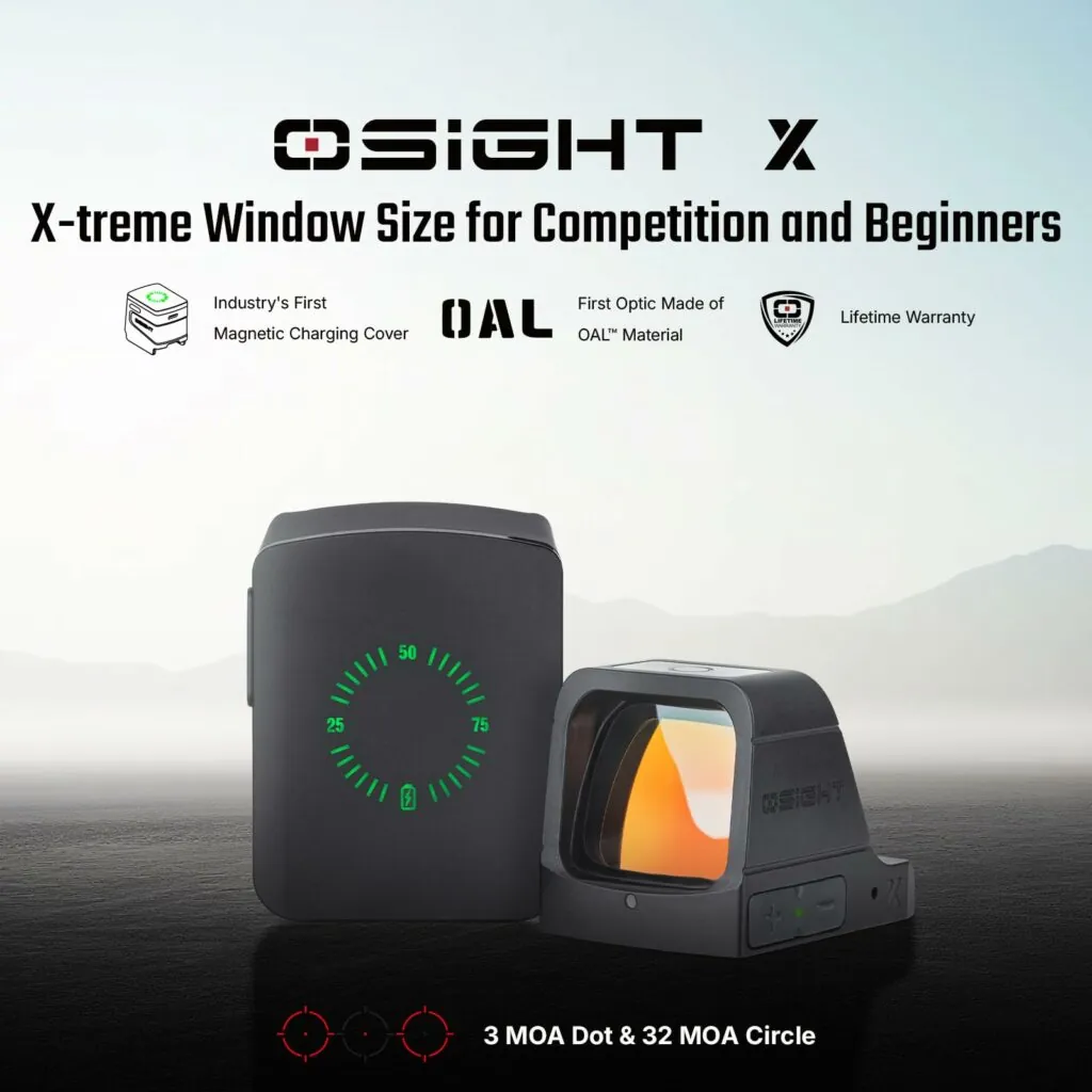 OSIGHT "X" Red Dot 3MOA / Circle 32MOA RMR (3)