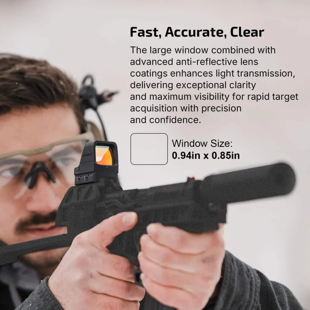 OSIGHT "X" Red Dot 3MOA / Circle 32MOA RMR (4)