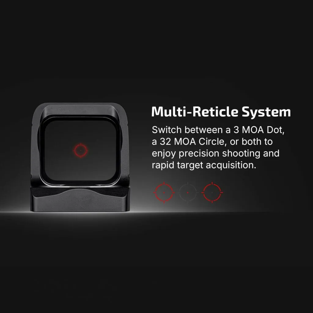 OSIGHT "X" Red Dot 3MOA / Circle 32MOA RMR (6)