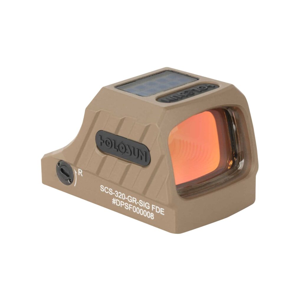 Holosun SCS-320-GR-SIG-CY geschlossenes Reflexvisier Coyote – Detail 7
