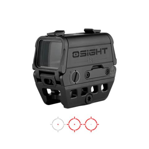 Osight R geschlossenes Rotpunktvisier für Langwaffen mit Micro T1/T2 Footprint und Lower-1/3-Co-Witness-Montage