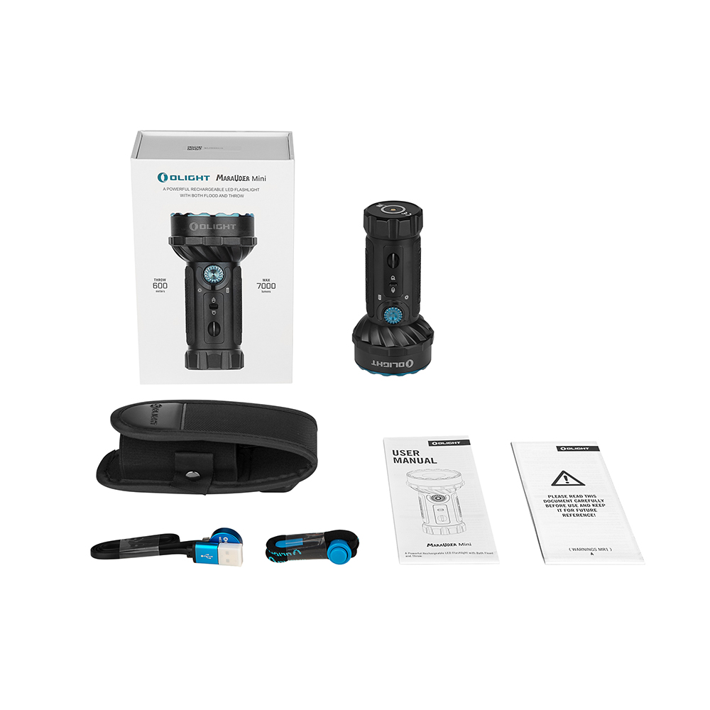 Olight Marauder Mini – kompakte Suchscheinwerfer-Lampe 7.000 Lumen (9)