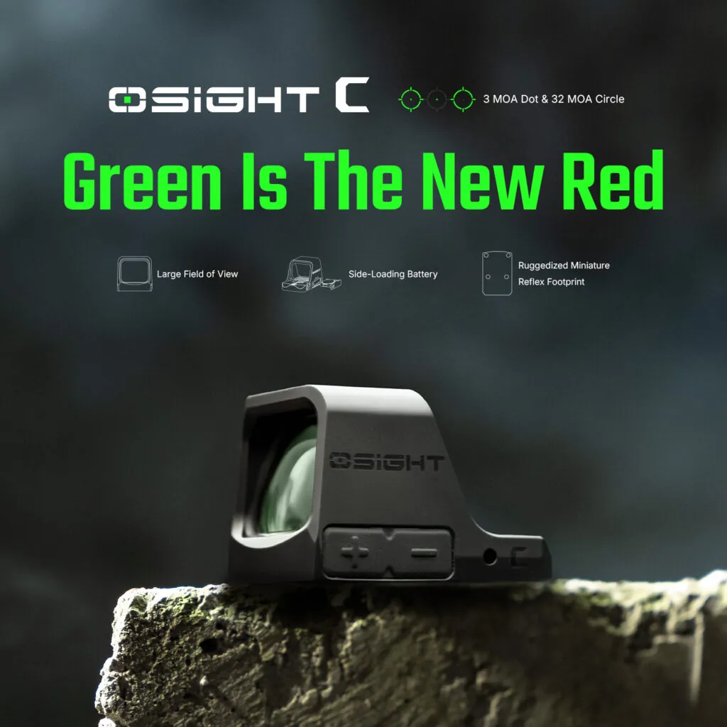 Osight C Green Dot 3 MOA / Circle 32 MOA – RMR Open (3)