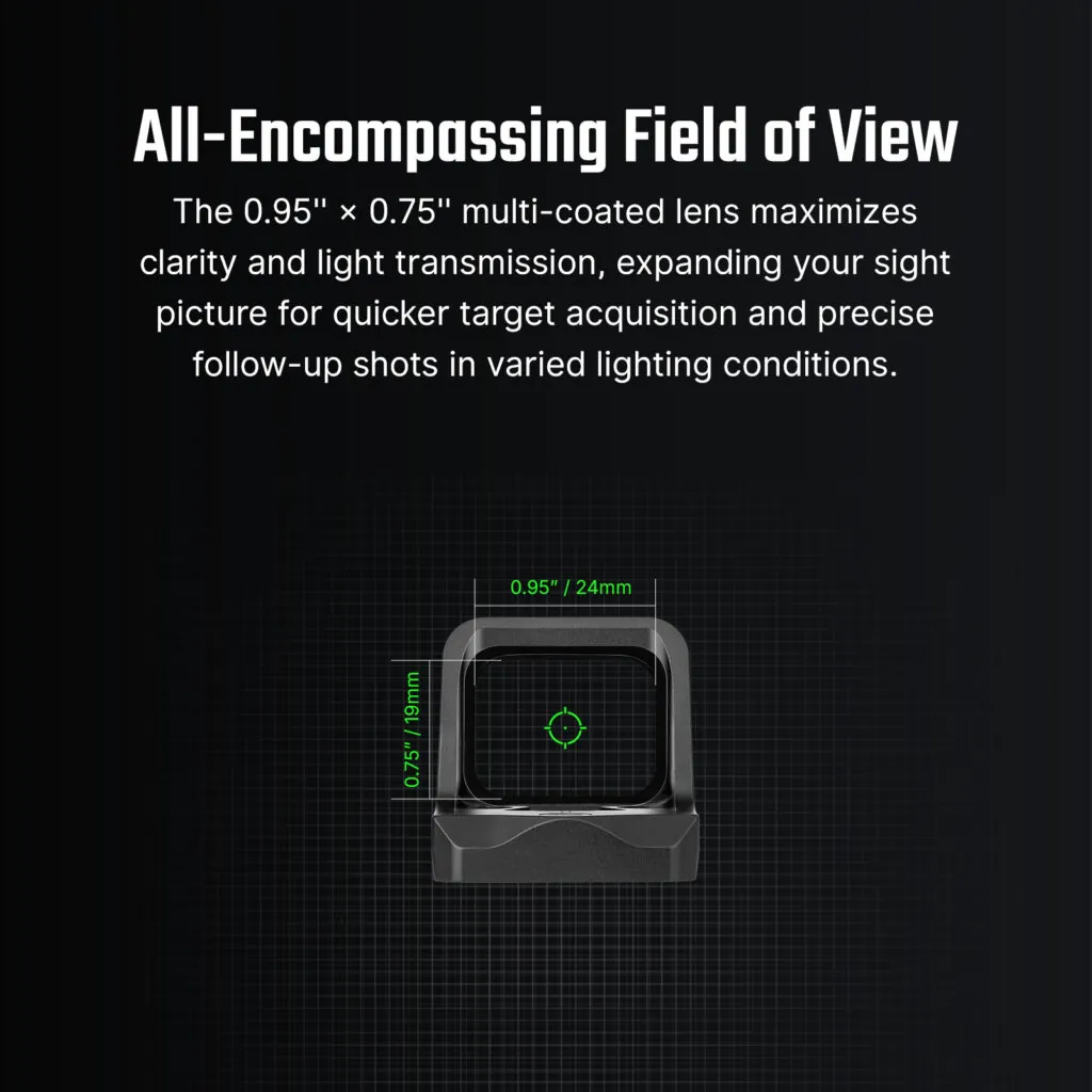 Osight C Green Dot 3 MOA / Circle 32 MOA – RMR Open (7)