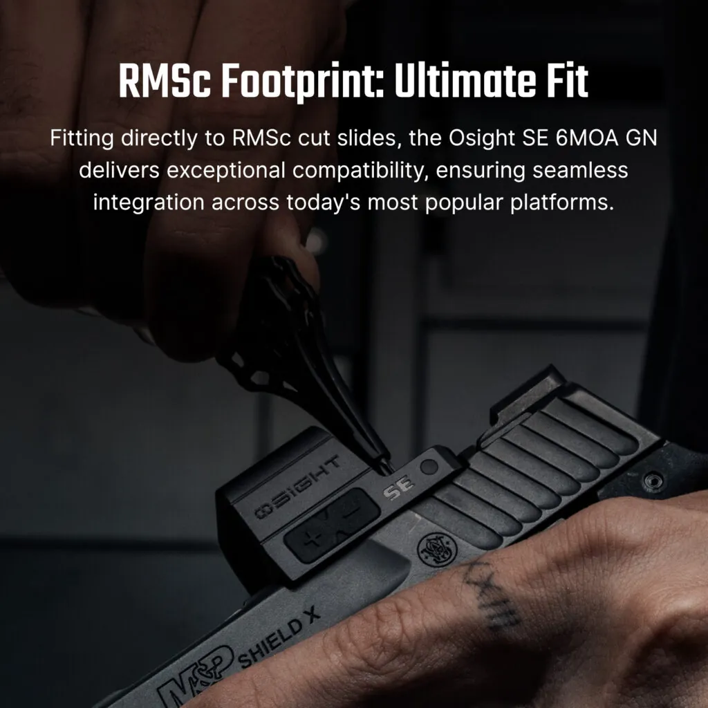 Osight SE 6 MOA Red / Green – RMSc Enclosed (4)